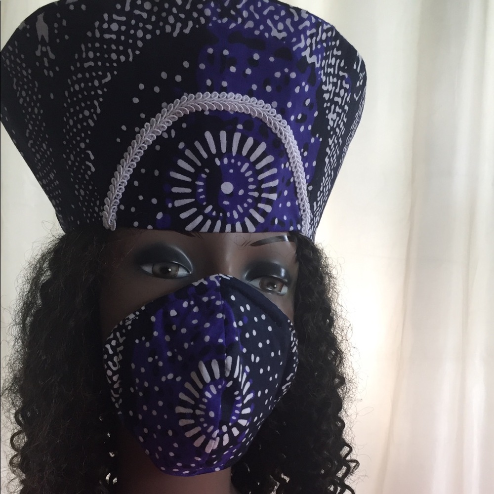 Hat and mask set.